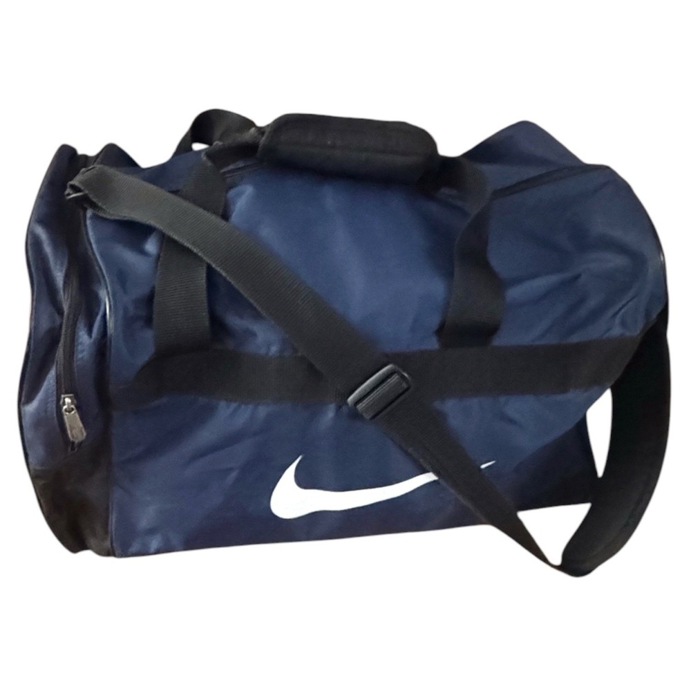 Vintage(1999)‎ Nike Mens Brasilia Training Large Duffel Bag 41L Navy White Black